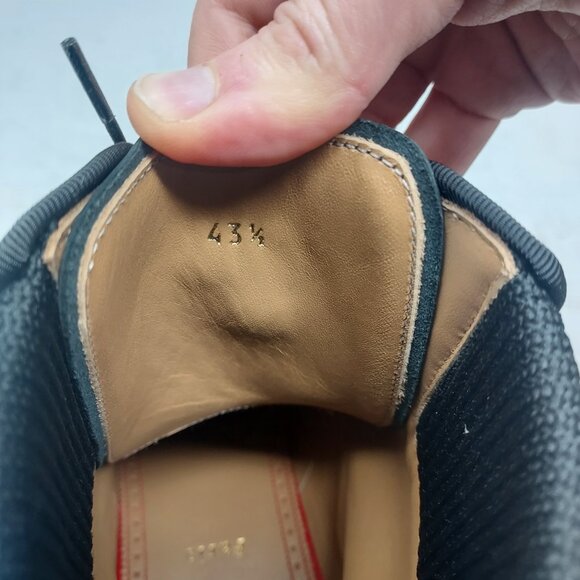 Christian Louboutin Black CL Logo Lace Up Boot - Picture 4 of 10